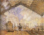 Claude Monet Railway station oil painting reproduction